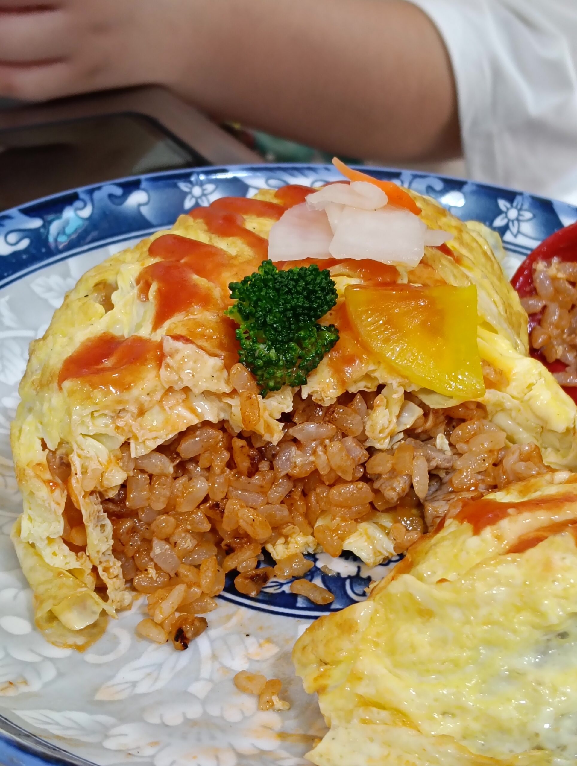 可果美,壢新醫院,大份量,大大蛋包飯,平價,平鎮美食,蝦仁蛋包飯