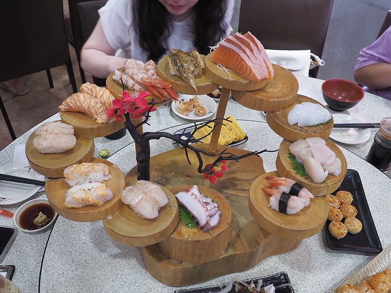 三峽吃到飽,三峽美食,三峽老街,三峽菜市場,干貝吃到飽,日式料理吃到飽,村 日式料理,清水祖師廟,生魚片