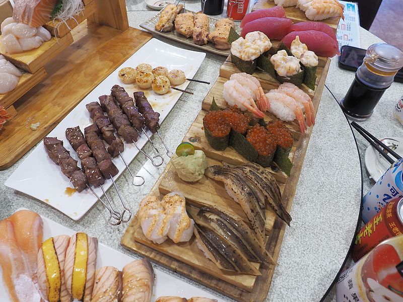 三峽吃到飽,三峽美食,三峽老街,三峽菜市場,干貝吃到飽,日式料理吃到飽,村 日式料理,清水祖師廟,生魚片