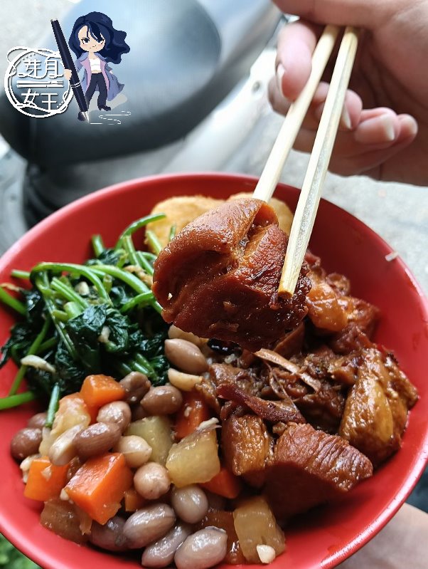 中壢美食,過嶺,中壢好市多,電研路,李小吃,紅燒牛腩飯100元,無扛捧,隱藏版