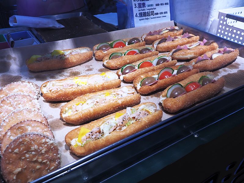 中壢美食,內壢美食,忠孝黃昏市場,豪CHILL營養三明治,酸菜包,芋頭包,中壢下午茶,